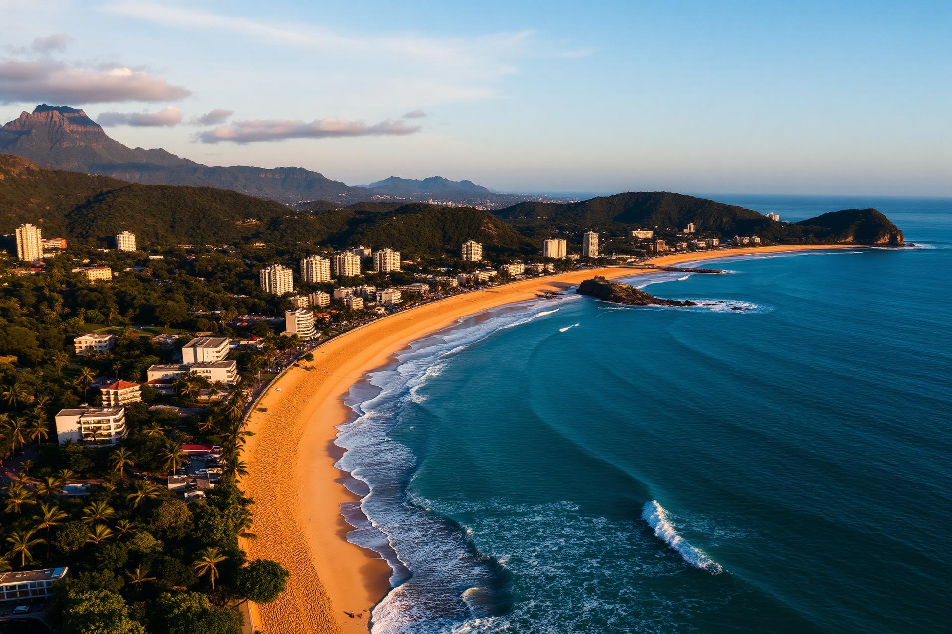 Praia do Leblon e o entorno do empreendimento